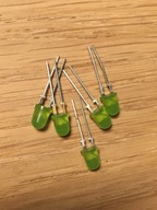 Dioda LED jasnozielona, 5 mm