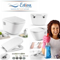 DESKA SEDESOWA WOLNOOPADAJĄCA TOALETA ŁAZIENKA DESKI SEDES BIAŁA