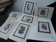 EKSLIBRIS TADEUSZ TUSZEWSKI EXLIBRIS ZESTAW GRAFIKA