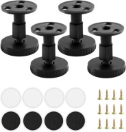 4 sztuki regulowane nóżki meblowe o regulowanej wysokości 24-62mm + wkręty