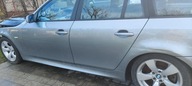 DRZWI LEWE TYLNE BMW E61 A08/7 SILBERGRAU LAIKIER IGŁA