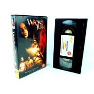 WRONG TURN (2003) FILM KASETA VIDEO VHS ANGIELSKIE WYDANIE ENG UK