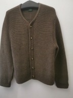 KARDIGAN MYŚLIWSKI Trachten SWETER M\L WEŁNA SWETR