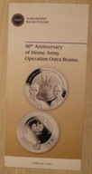 FOLDER NBP 10 ZŁOTYCH 2024 80. rocznica operacji Armii Krajowej Ostra Brama