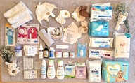 Kompletna wyprawka do szpitala dla noworodka i mamy. Pakiet XXL. 39 el.