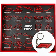 Kalendarz F1 z DATAMI i TORAMI 2026 PREZENT NA ŚWIĘTA + GRATIS Podstawki