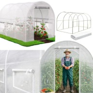 TUNEL FOLIOWY OGRODOWY FOLIA 2x3,5x2m FOLIÓWKA SZKLARNIA OGRODOWA NAMIOT
