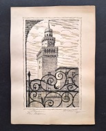 stara grafika widok obraz rysunek ? Oppeln / Opole