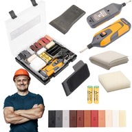 ZESTAW DO RENOWACJI DREWNA MEBLI PODLOG PANELI WOSK NAPRAWCZY DO NAPRAWY