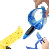 SAMOLOT STYROPIANOWY SZYBOWIEC RZUTKA STYROPIANU ŚWIECĄCY LED