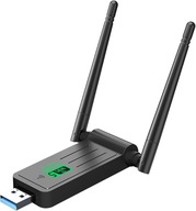 Adapter Wi -Fi USB Dual anteny podwójny pasmo 5G 2,4G 1300 Mb / s USB FP