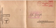 TARNÓW -SĄD GRODZKI -koperta obieg 1939 rok z TRZECIA RZESZA