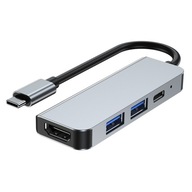 HUB USB ADAPTER PRZEJŚCIÓWKA ROZDZIELACZ USB-C 4w1 USB 4 PORTÓW