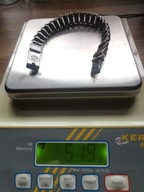 BRANSOLETKA Męska Srebrna SREBRO 51,9gr pr 925 14mm/22cm Bransoleta