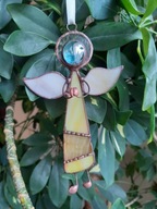 „Aniołek przywieszka ” nr I ) witraż Tiffany, IDEALNY PREZENT .