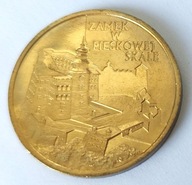 1997 2 zł ZAMEK W PIESKOWEJ SKALE z WORECZKA MENNICZEGO NBP !