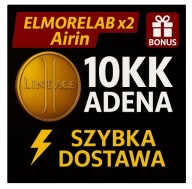 Lineage 2 L2 Elmorelab Airin x2 | 10KK Adena 10 Milionów | Szybko + Bonus