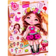 Klocki Magnetyczne Układanka Edukacyjna MODA Książka Do Zabawy 3+ Puzzle