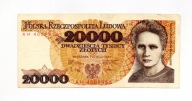 20 000 zł. 1989r. ser.AH