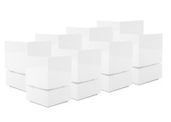 8 X NÓŻKA MEBLOWA STOPKA REGUL. H60 BIAŁA POŁYSK