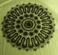 Serwetka szydełkowa szydełko rękodzieło śr 85 cm