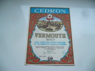 PRL STARA ETYKIETA Z KOLEKCJI WINO CEDRON WEJHEROWO