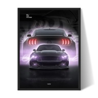 Plakat Ford Mustang w ramce 30x40 cm obraz auta dekoracja ścienna