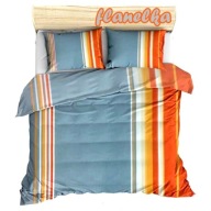 pościel z polaru 220x240 +2x70x80 zamek P 201 pasy