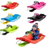 SANKI ŚLIZG Z KIEROWNICĄ Z HAMULCEM Z OPRACIEM DLA DZIECI PRODUKT POLSKI