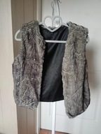 new look xs s m 40 l bezrękawnik kamizelka ciepła miły misio ala futerko