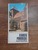 STARA MAPA TURYSTYCZNA PRZEWODNIK KAMIEŃ POMORSKI KATEDRA