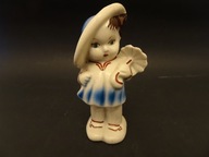 Steatyt Katowice, dziewczynka z parasolką, Buksowicz, Prl, vintage