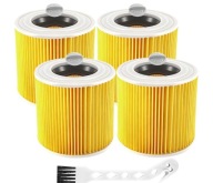 FILTR DO ODKURZACZA KARCHER Filtry 4 SZT WD3, WD2, WD1, MV3, MV2 +4 ŚRUBY