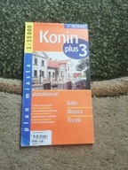 Konin Koło Słupca Turek stary plan miasta autobusy