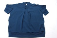 KIN Żakiet Tunika Oversize Kieszenie Ciemny Turkus