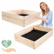 WARZYWNIAK SKRZYNIA NA WARZYWA ZIELNIK INSPEKT WYSOKI EKO 80 X 120 CM