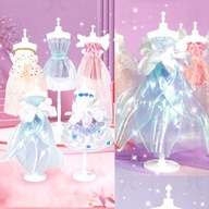 ZESTAW DO SZYCIA PROJEKT MODA ZRÓB SUKIENKI 12 MANEKINÓW PROJEKTANTKA MODY