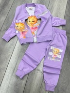 KOMPLET DZIEWCZĘCY 3 CZ. BALLERINA CAPPUCCINA ROZM.128 (7-8 LAT)