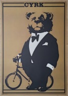 Waldemar Świerzy Cyrk Miś w smokingu - plakat
