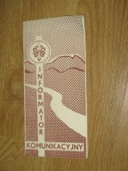 NARCIARSKIE MISTRZOSTWA ŚWIATA ZAKOPANE 1962 FIS informator komunikacyjny