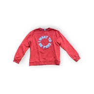 Bluza pomarańczowa Okaidi chłopiec nadruk 164