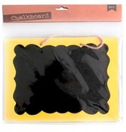 Mała Tablica do pisania kredą z zawieszką w ramce 21 x 28 cm