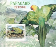 Mozambik 2012 ** cena 5,90 zł kat.10€ -papugi, blok