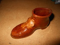 ŁADNY STARY BUCIK CERAMICZNY