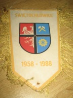 ŚWIĘTOCHŁOWICE Rzemieślnicza Spółdzielnia Wielobranżowa 30 lat proporczyk