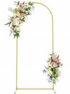 Stelaż z łukiem do balonów złoty - 220 x 120 cm - 1 szt.