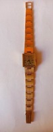 Zegarek damski Czajka 17 kamieni USSR vintage pozłacany bransoleta retro