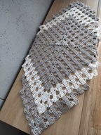 Obrus serwetka bieżnik rękodzieło szydełkowe misterne cacko 98x58