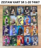 Karty Naruto TCG Kayou - Zestaw Kart SR 1-20 - T4W7