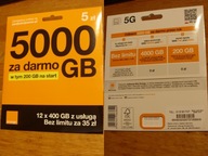 Starter z sieci ORANGE fajny numer 513 181 747 5G LTE